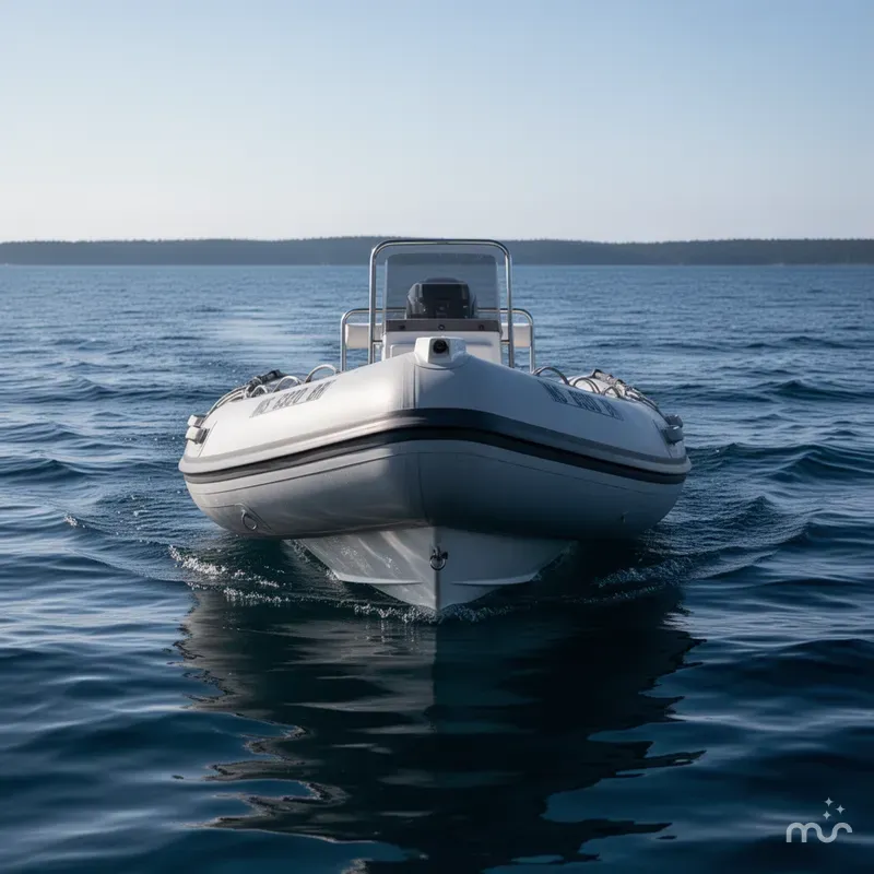 Slide: The Image of North Atlantic Inflatables RIB420 2021 - 2