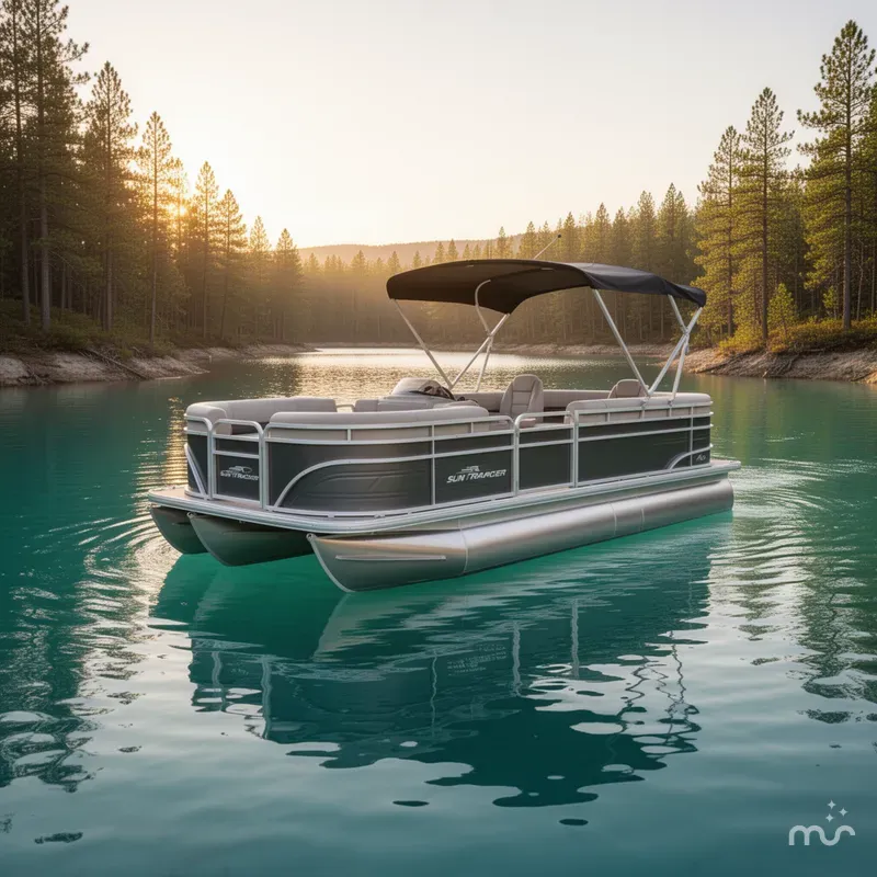 Slide: The Image of Sun Tracker Fishin' Barge 20 DLX 2025 - 1