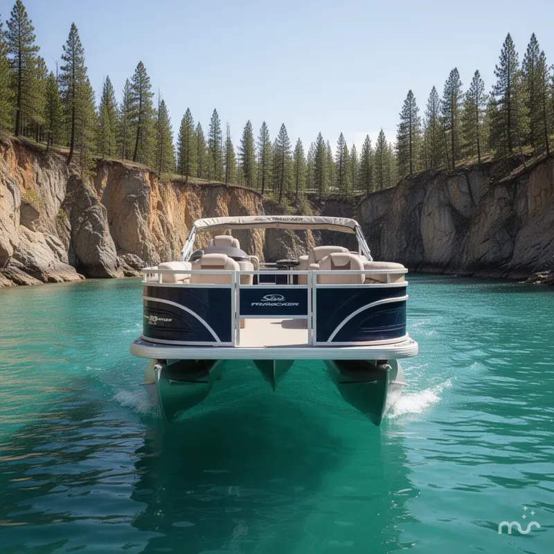 Slide: The Image of Sun Tracker Fishin' Barge 20 DLX 2025 - 1