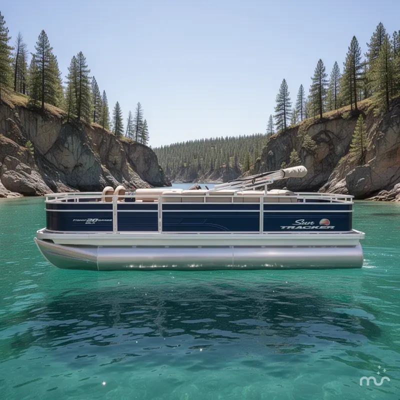 Slide: The Image of Sun Tracker Fishin' Barge 20 DLX 2025 - 2