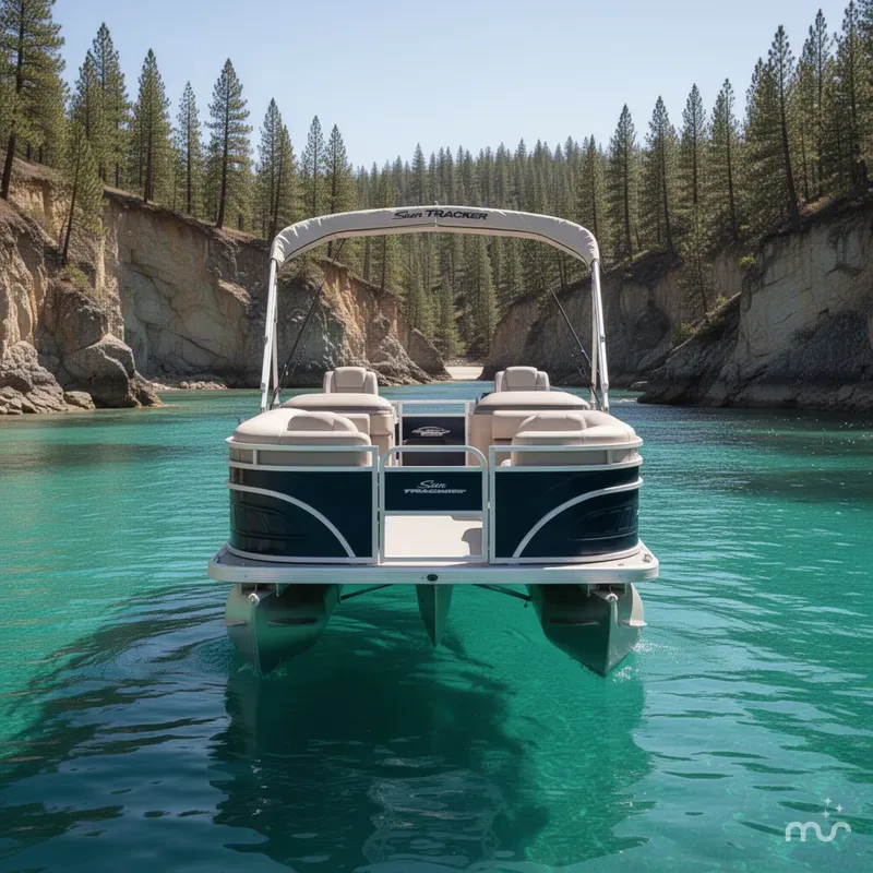 Slide: The Image of Sun Tracker Fishin' Barge 20 DLX 2025 - 3