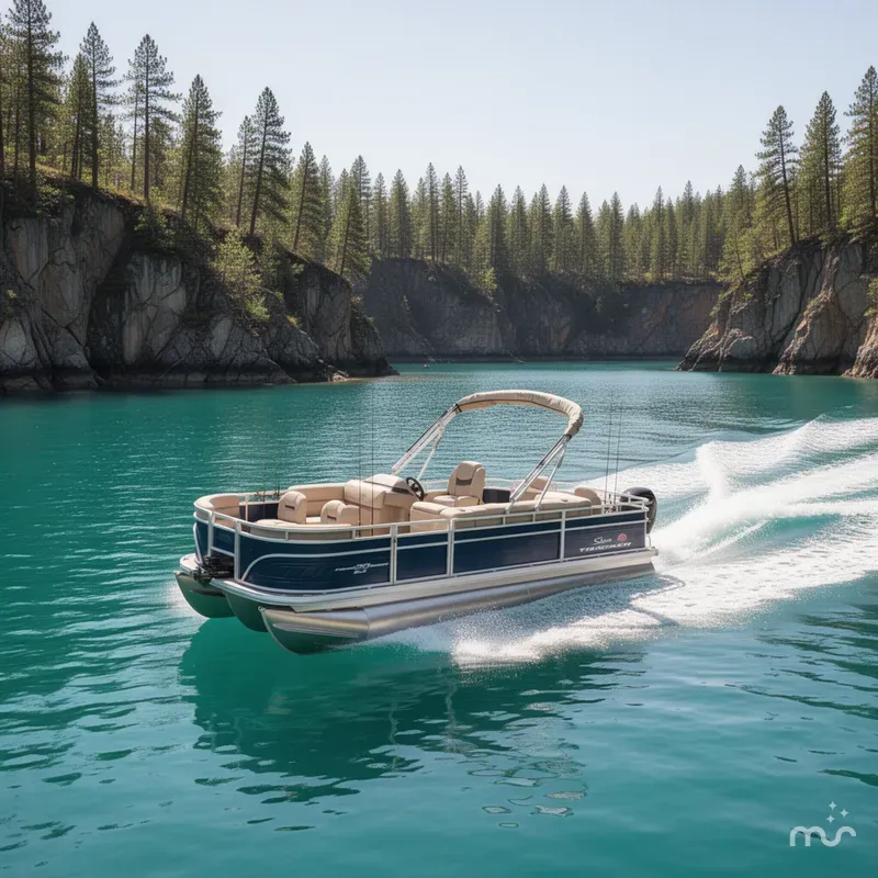 Slide: The Image of Sun Tracker Fishin' Barge 20 DLX 2025 - 4