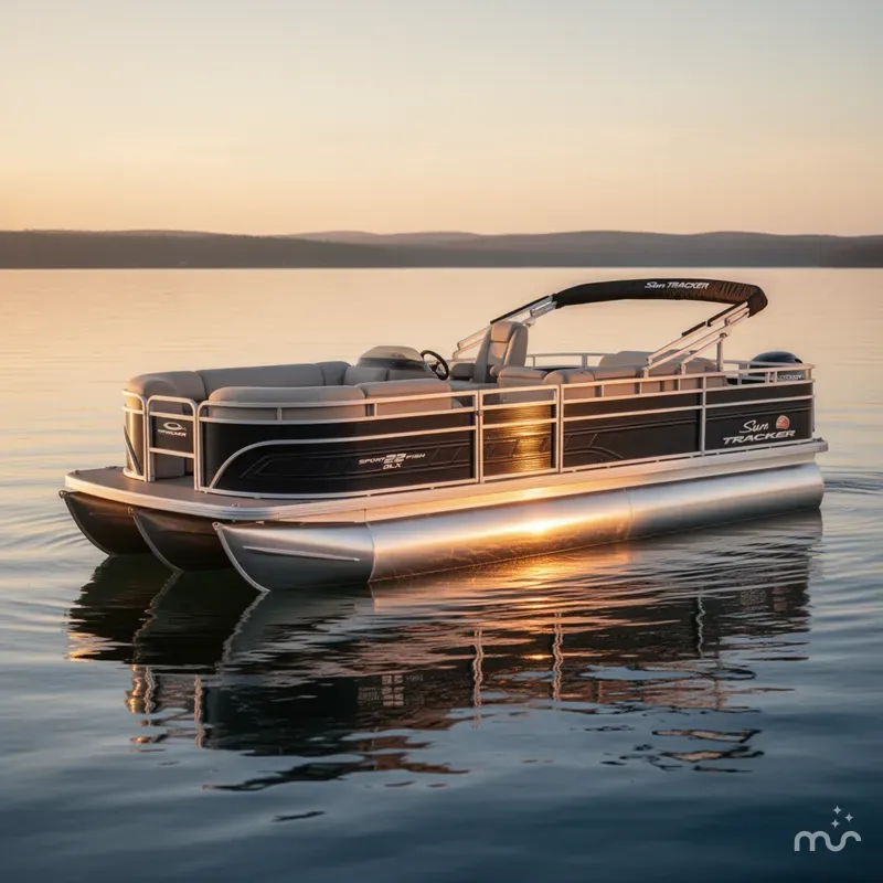 Slide: The Image of Sun Tracker SportFish 22 DLX 2025 - 2