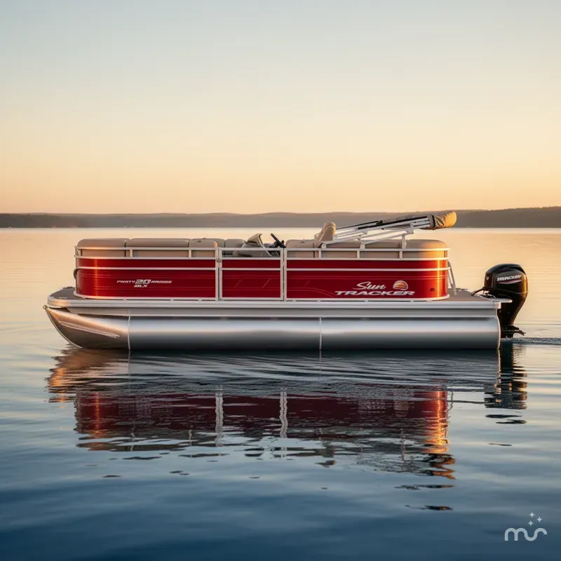 Slide: The Image of Sun Tracker Party Barge 20 DLX 2025 - 1
