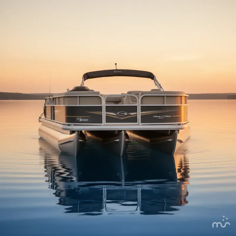 Slide: The Image of Sun Tracker Party Barge 18 DLX 2025 - 2