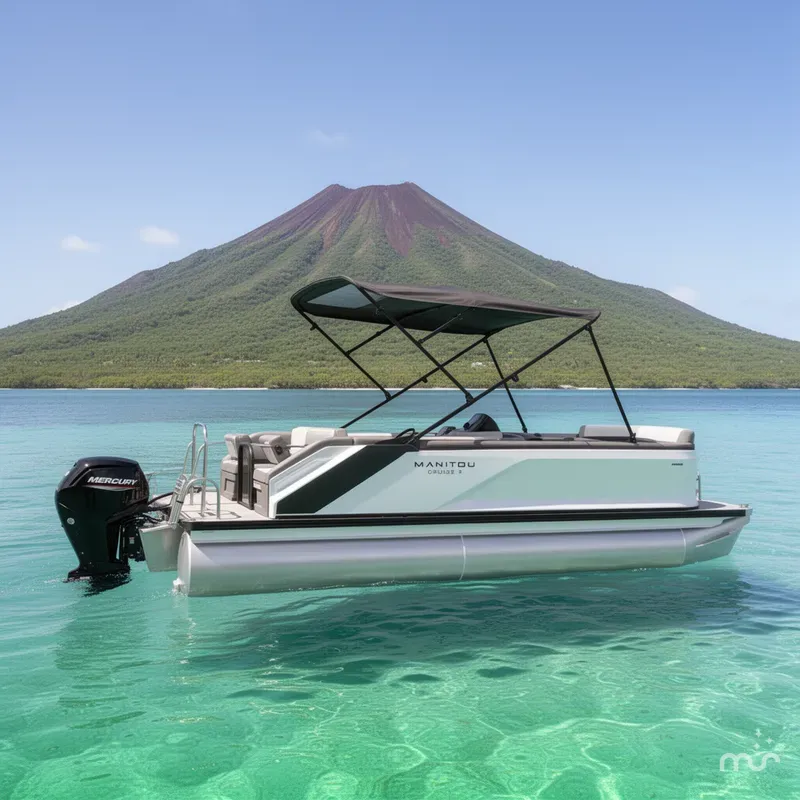 Slide: The Image of Manitou Cruise 20 Bench Twin Tube 2025 - 2