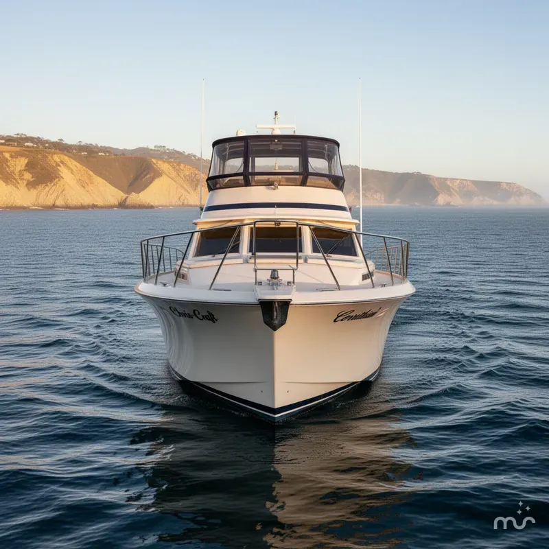Slide: The Image of Chris-Craft 48' Corinthian CPMY Yacht 1985 - 2