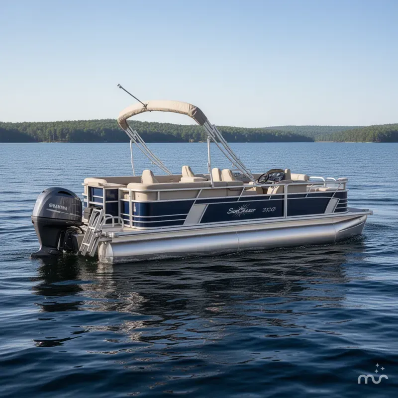 Slide: The Image of SunChaser Geneva Cruise 22 DLX 4.0 Fish 2018 - 0
