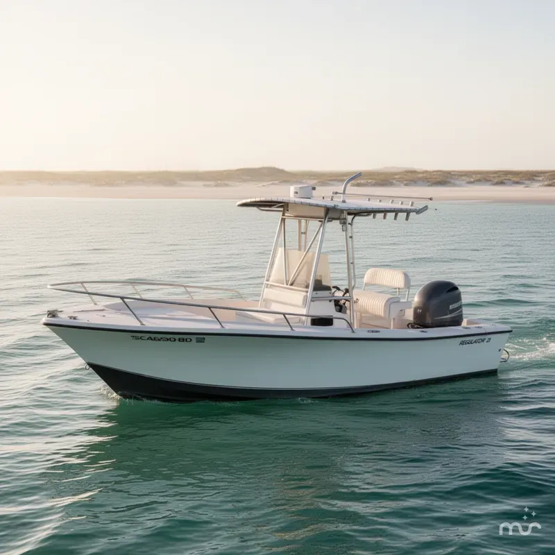 Slide: The Image of Regulator Marine 21 Center Console 1996 - 1
