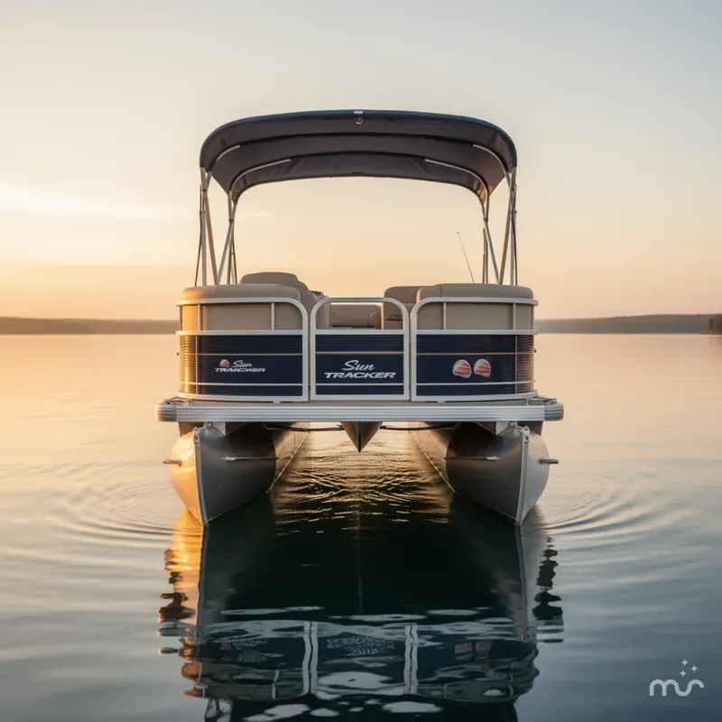 Slide: The Image of Sun Tracker Party Barge 18 DLX 2020 - 2