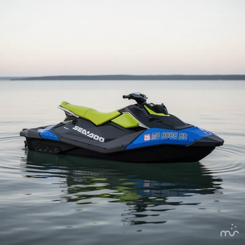 Slide: The Image of Sea-Doo SPARK 3 UP 90 With iBR 2021 - 0