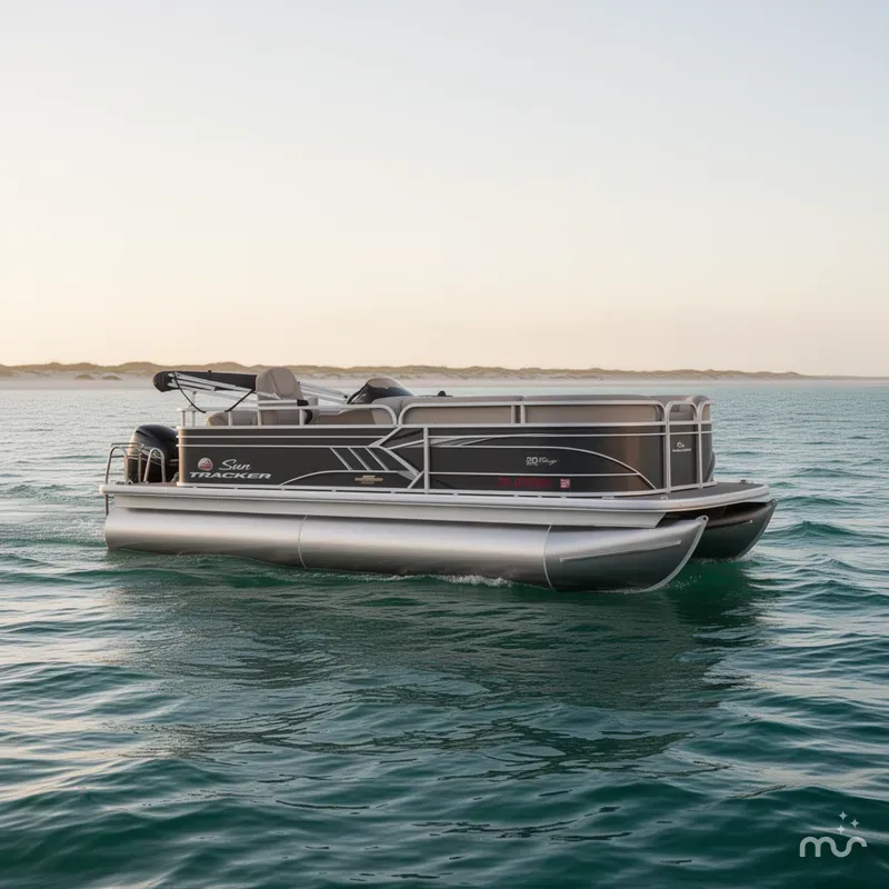 Slide: The Image of Sun Tracker Party Barge 20 DLX 2023 - 1