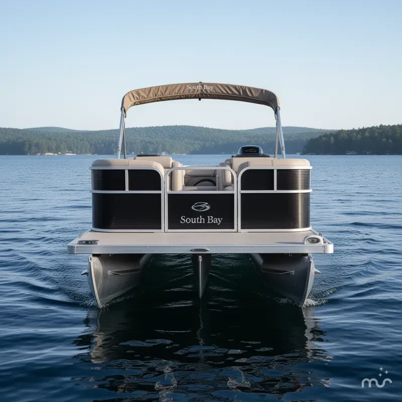 Slide: The Image of South Bay 20' Cruise Pontoon & Mercury 60HP 4-Stroke EFI 2008 - 1