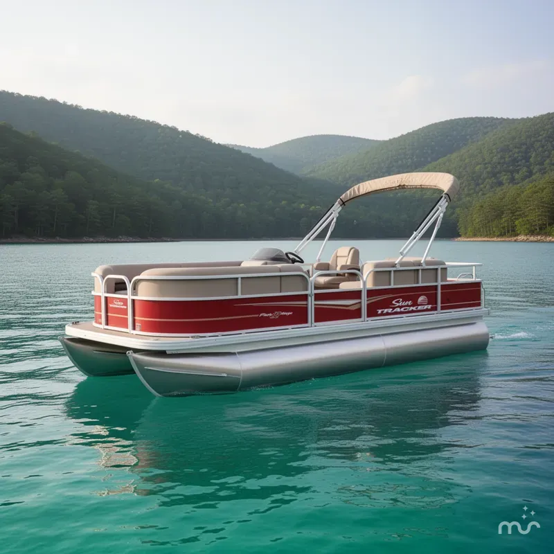 The Image of Sun Tracker Party Barge 18 DLX 2025 - 0
