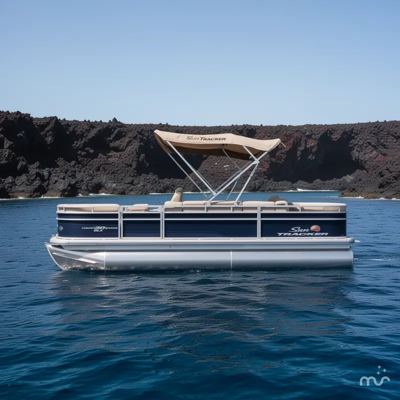 Slide: The Image of Sun Tracker Fishin' Barge 20 DLX 2025 - 2