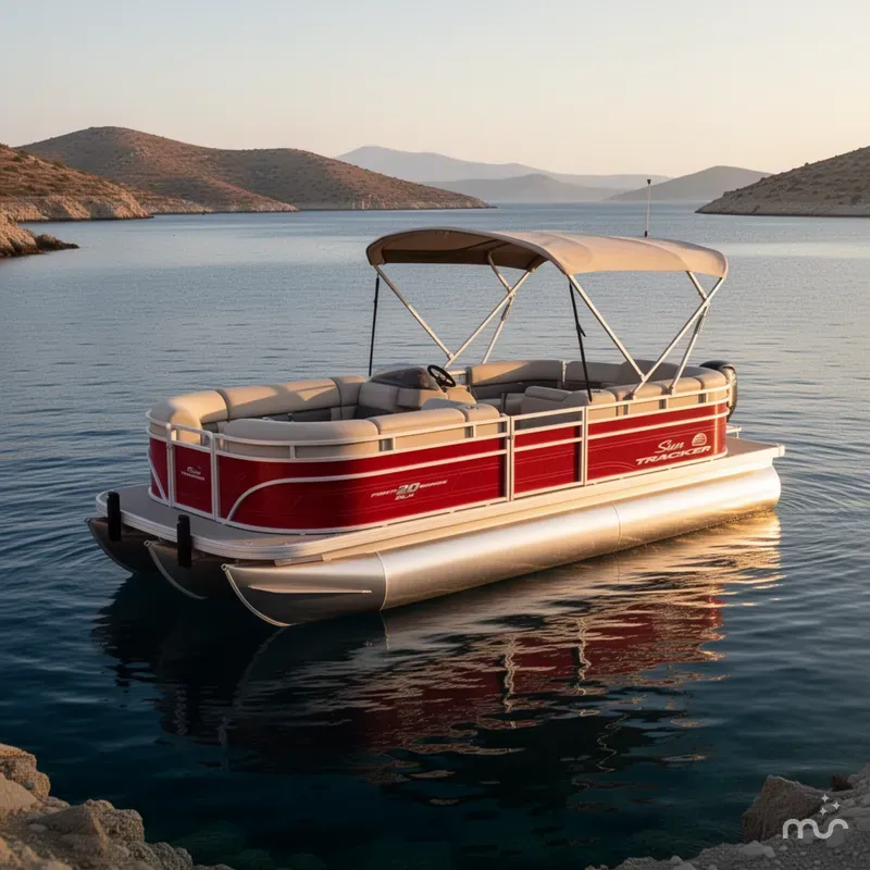 Slide: The Image of Sun Tracker Party Barge 20 DLX 2025 - 4