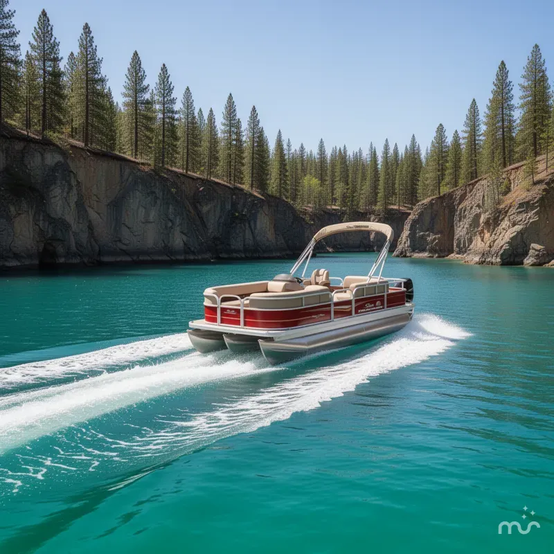 Slide: The Image of Sun Tracker Party Barge 18 DLX 2025 - 4