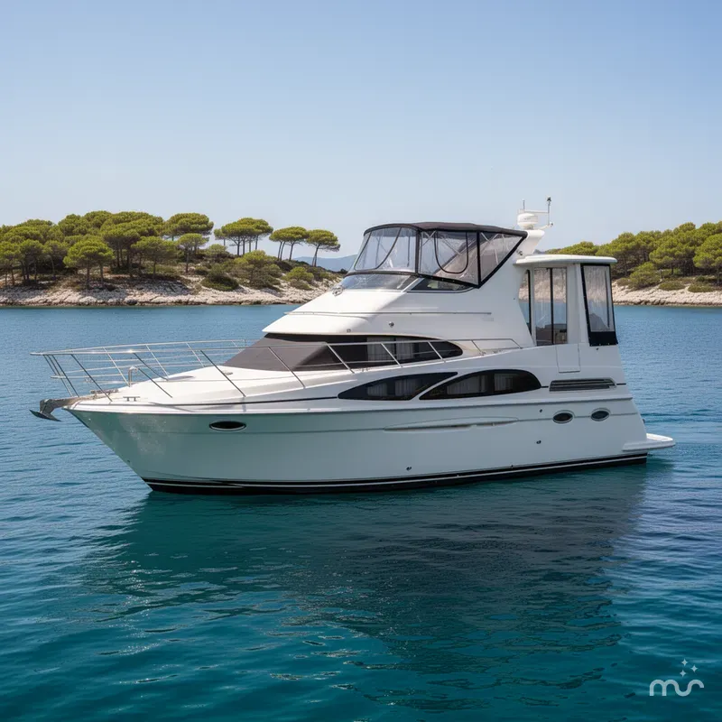Slide: The Image of Carver Yachts 396 Aft Cabin Motor Yacht 2005 - 2