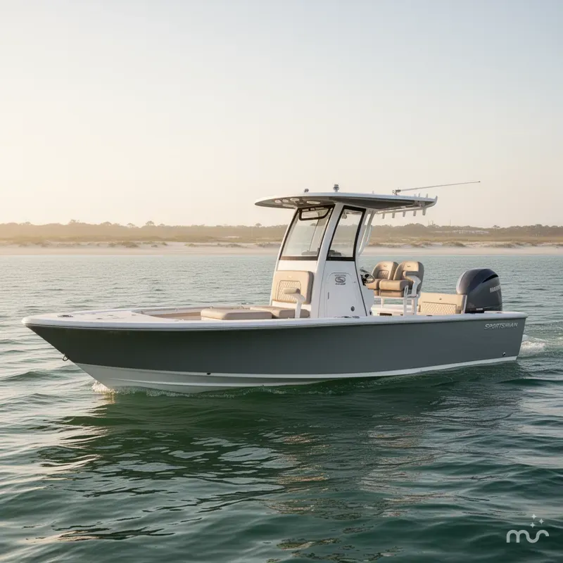 Slide: The Image of Sportsman Masters 247OE Bay Boat 2025 - 0