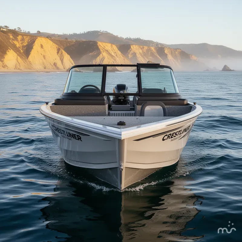 Slide: The Image of Crestliner Kodiak 1650 WT w/ 60HP Mercury! 2025 - 1