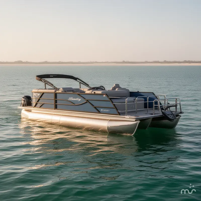 Slide: The Image of Bentley Pontoons Legacy 203 Swingback 2025 - 1