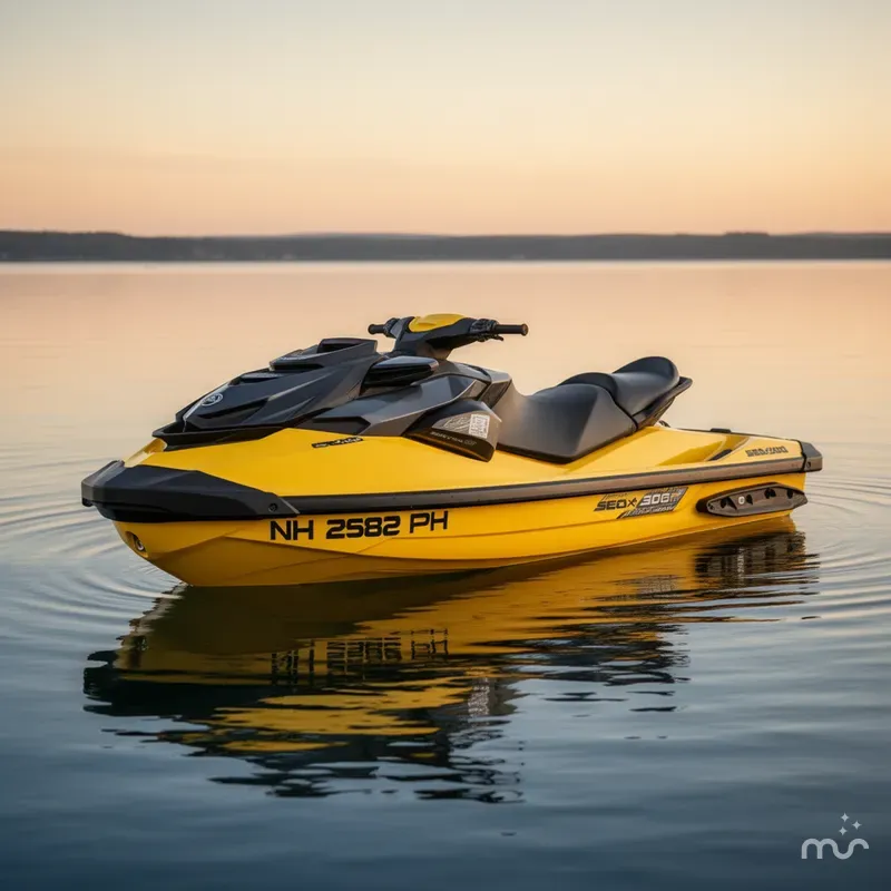 Slide: The Image of Sea-Doo RXP-X 300 IBR & Sound System Millenium Yellow 2021 - 0