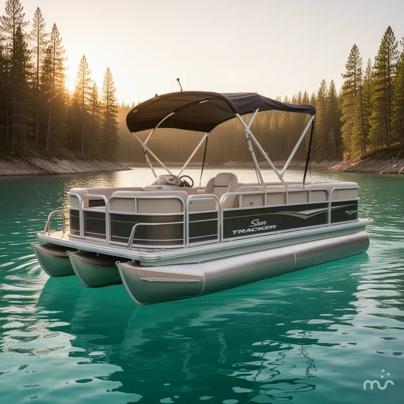 The Image of Sun Tracker Party Barge 18 DLX 2024 - 0