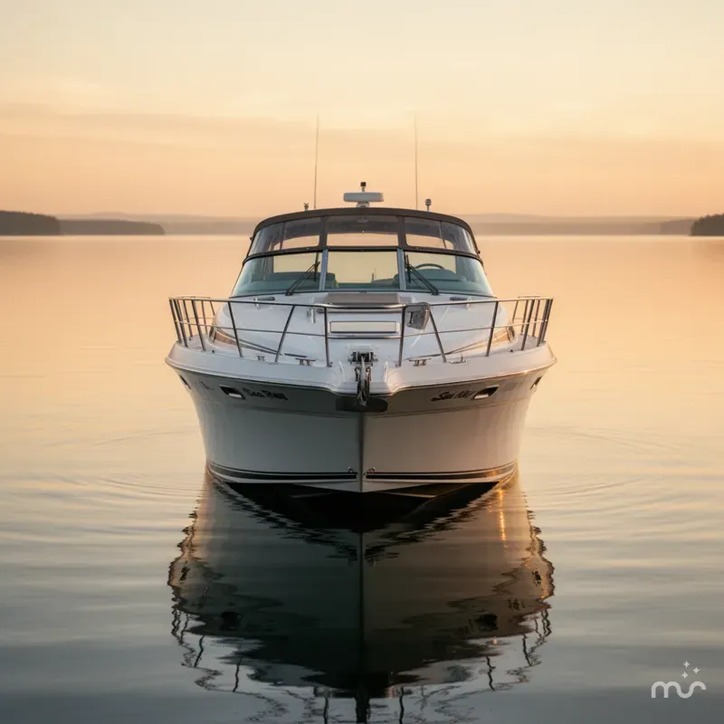 Slide: The Image of Sea Ray 400 Express Cruiser 1994 - 1