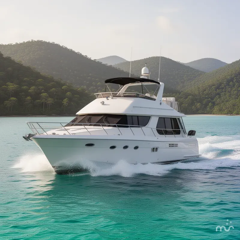 Slide: The Image of Carver Yachts 530 Voyager Pilothouse 1999 - 2
