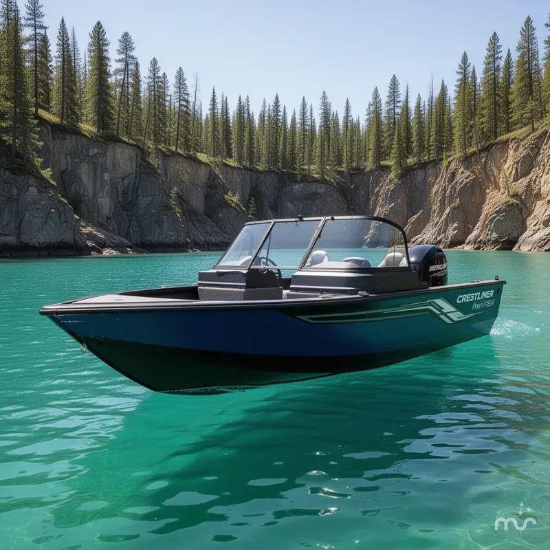 The Image of Crestliner Fish Hawk 1750 WT w/ 115HP Mercury Pro XS! 2025 - 0