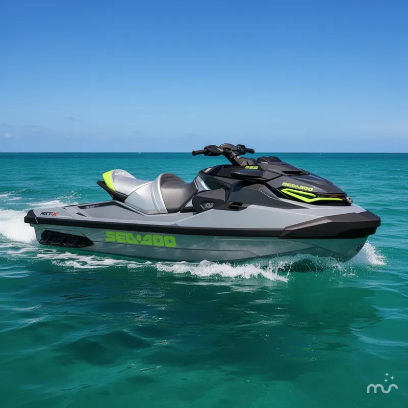 Slide: The Image of Sea-Doo RXT-X™ 325 Ice Metal / Manta Green 2025 - 0
