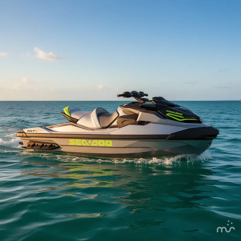 Slide: The Image of Sea-Doo RXT-X™ 325 Ice Metal / Manta Green 2025 - 2