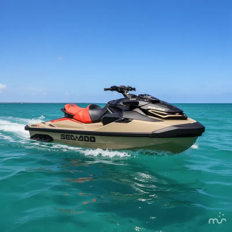 Slide: The Image of Sea-Doo RXT-X™ 325 Metallic Tan / Lava Red Premi 2025 - 0