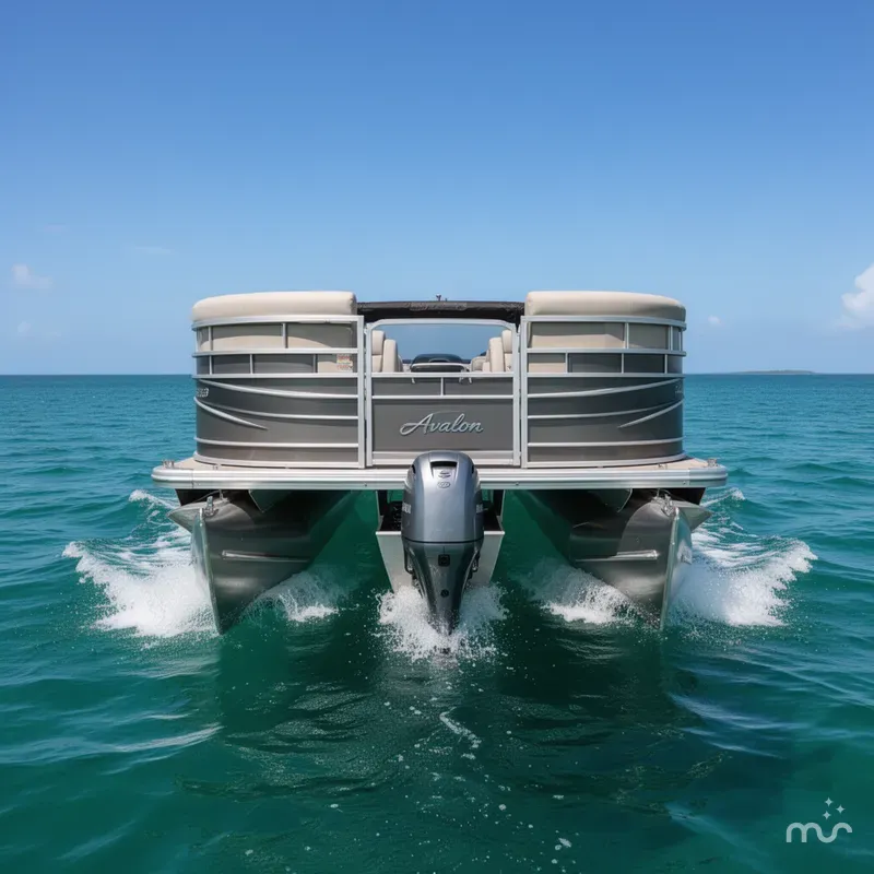Slide: The Image of Avalon Catalina Platinum Quad Lounger 23 FT 2022 - 1