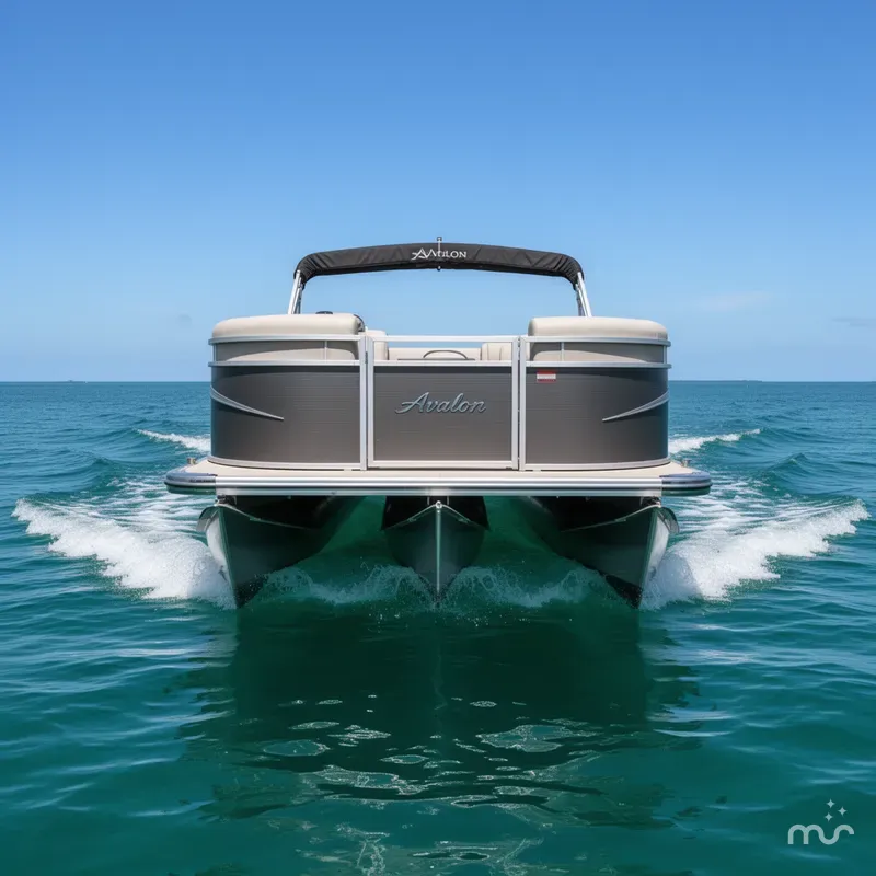 Slide: The Image of Avalon Catalina Platinum Quad Lounger 23 FT 2022 - 2