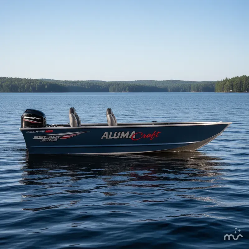 Slide: The Image of Alumacraft Escape 165 Tiller 2023 - 2
