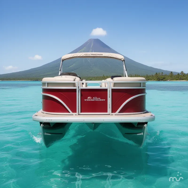 Slide: The Image of Sun Tracker Party Barge 20 DLX 2025 - 3