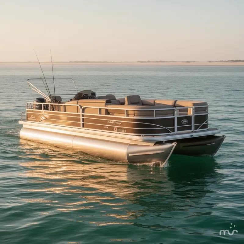 Slide: The Image of Sun Tracker Fishin' Barge 24 DLX 2018 - 2