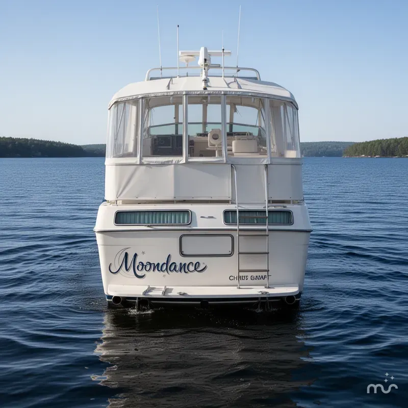 Slide: The Image of Chris-Craft 372 Catalina 1989 - 2