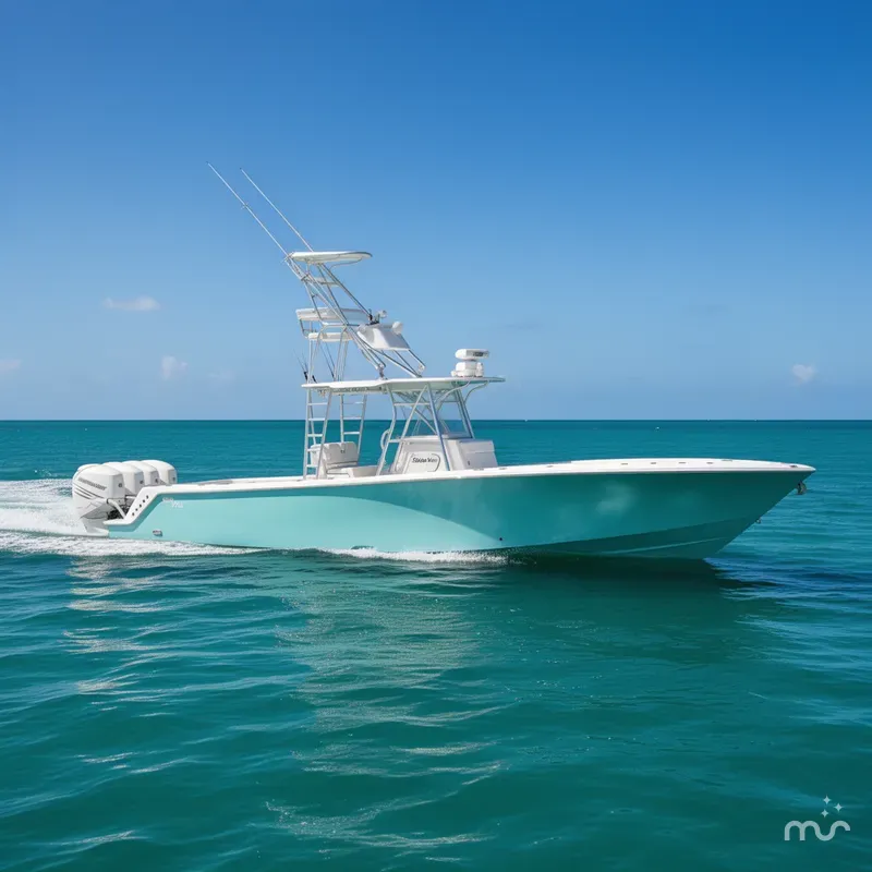 Slide: The Image of Sea Vee 39 CENTER CONSOLE 2014 - 2