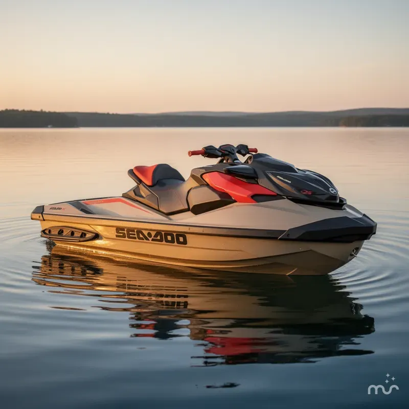 Slide: The Image of Sea-Doo RXP-X™ 325 Tech, BRP Premium A, Ibr Metallic Tan 2025 - 0