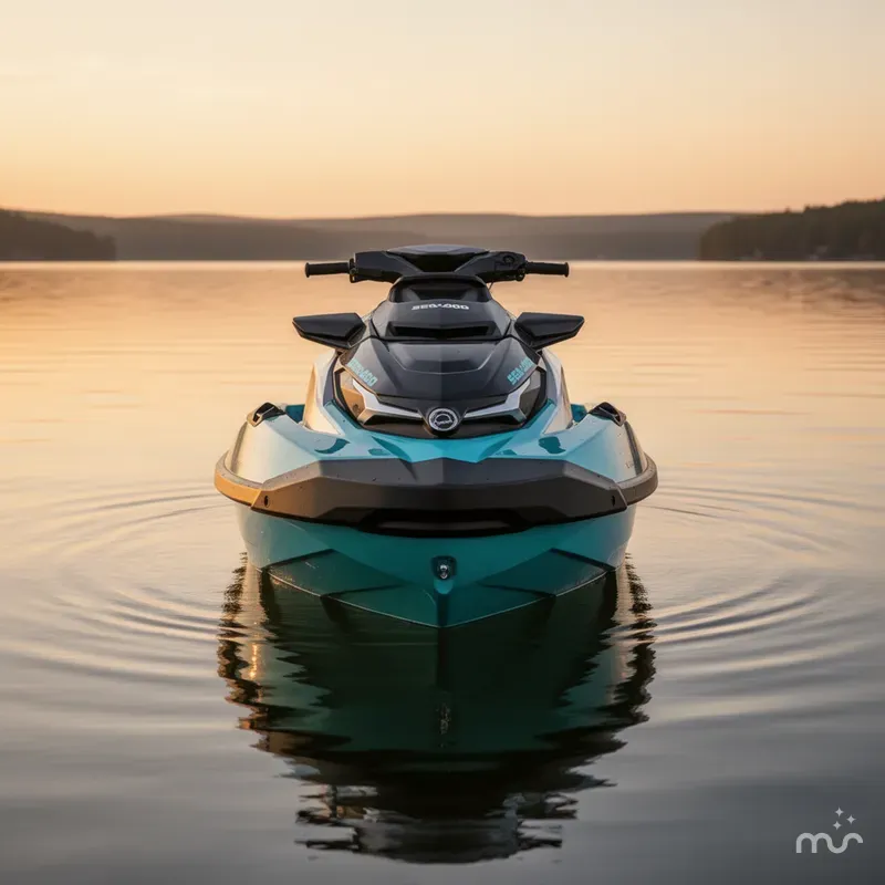 Slide: The Image of Sea-Doo GTX™ Limited 325 Teal Metallic 2025 - 1