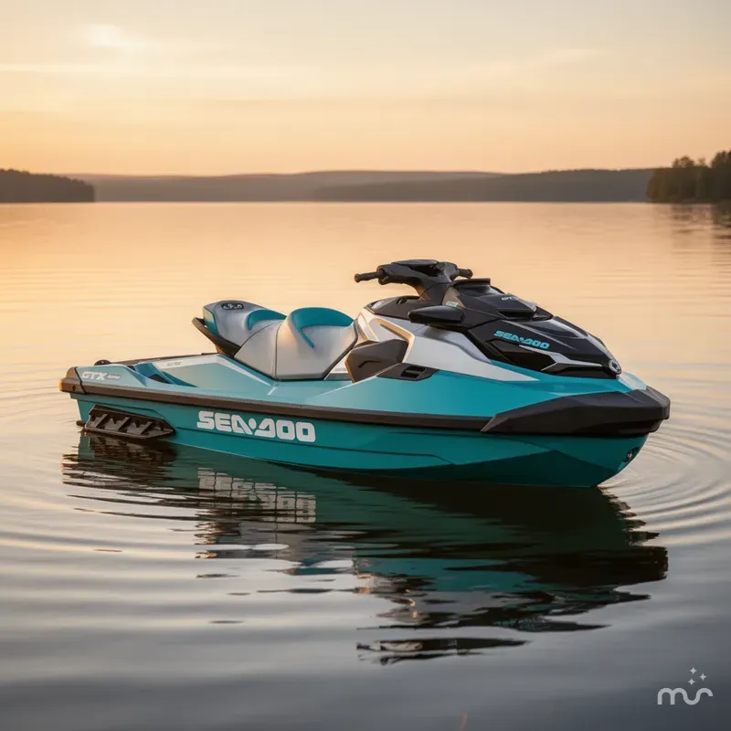 Slide: The Image of Sea-Doo GTX™ Limited 325 Teal Metallic 2025 - 2