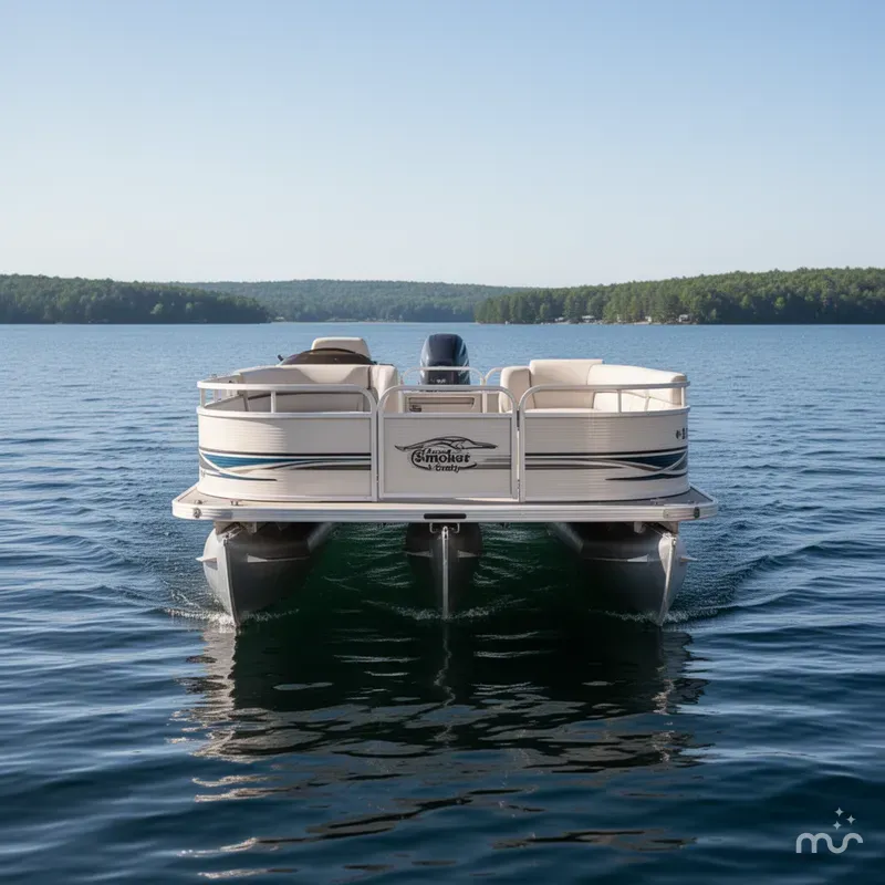 Slide: The Image of Smoker Craft Party Pontoon 1999 - 2