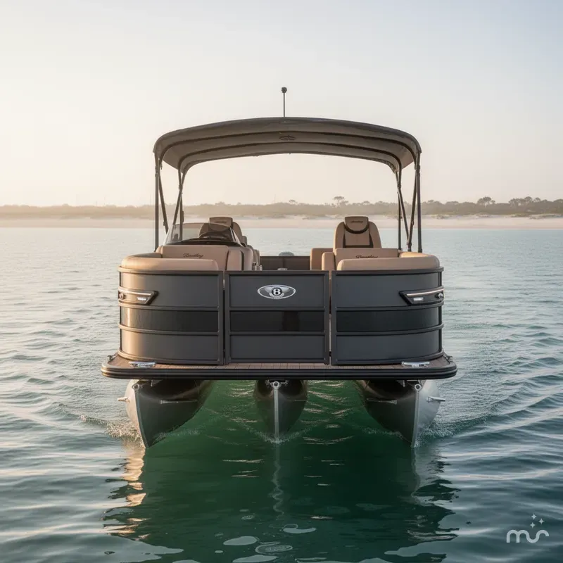 Slide: The Image of Bentley Pontoons Elite Swingback Dual Captains 223 2025 - 1