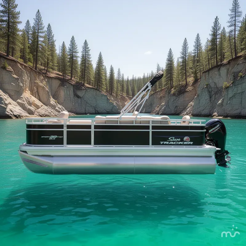 Slide: The Image of Sun Tracker SportFish 20 DLX 2025 - 2