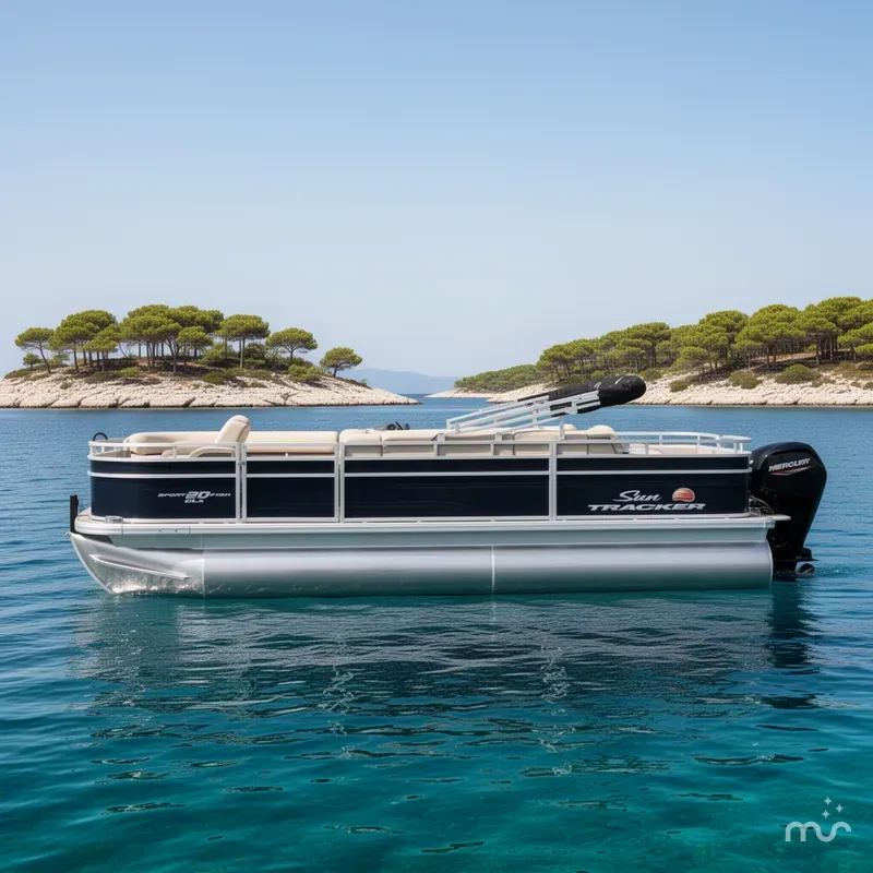 Slide: The Image of Sun Tracker SportFish 20 DLX 2025 - 2