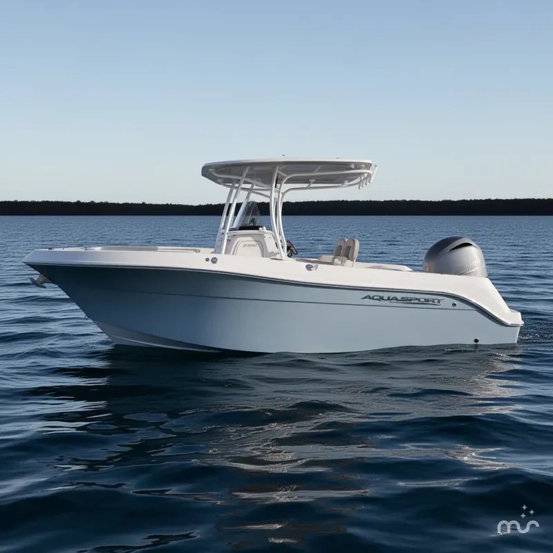 Slide: The Image of Aquasport 2300 Center Console 2022 - 2