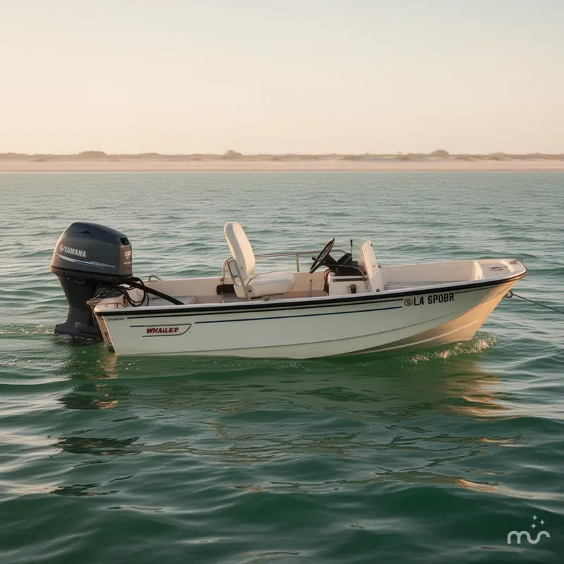 Slide: The Image of Boston Whaler 150 Sport 1986 - 0