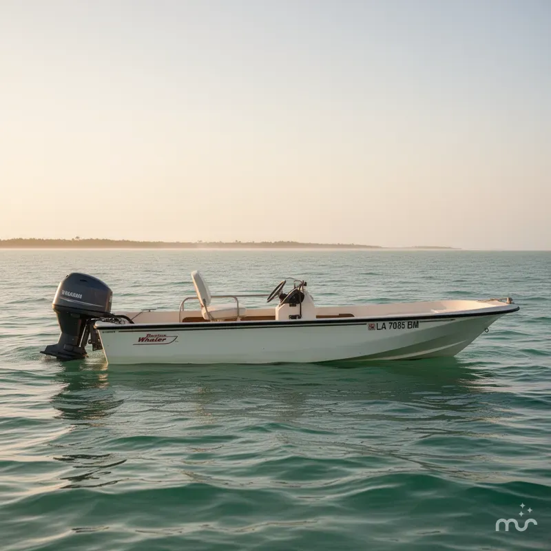 Slide: The Image of Boston Whaler 150 Sport 1986 - 3